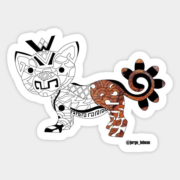 brownie cougar ecopop Sticker by jorge_lebeau